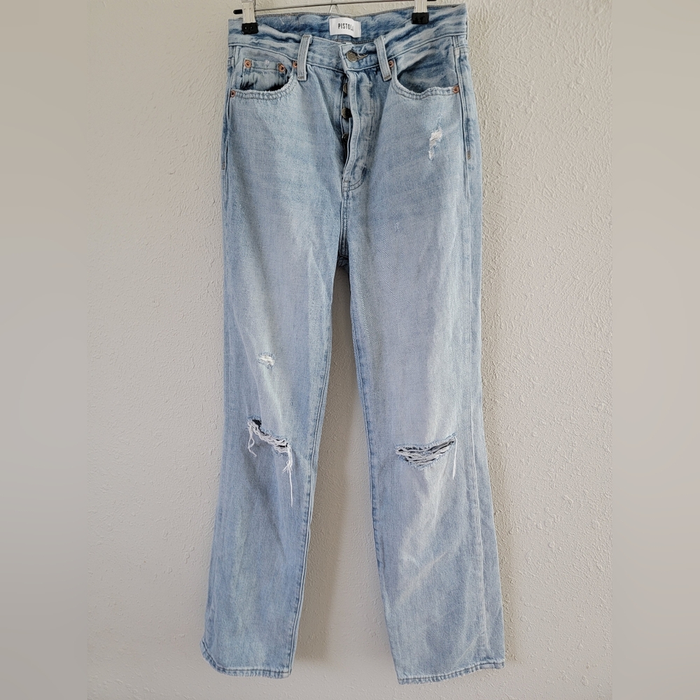 Pistola Light Blue Straight Leg Women's Jeans Size 26